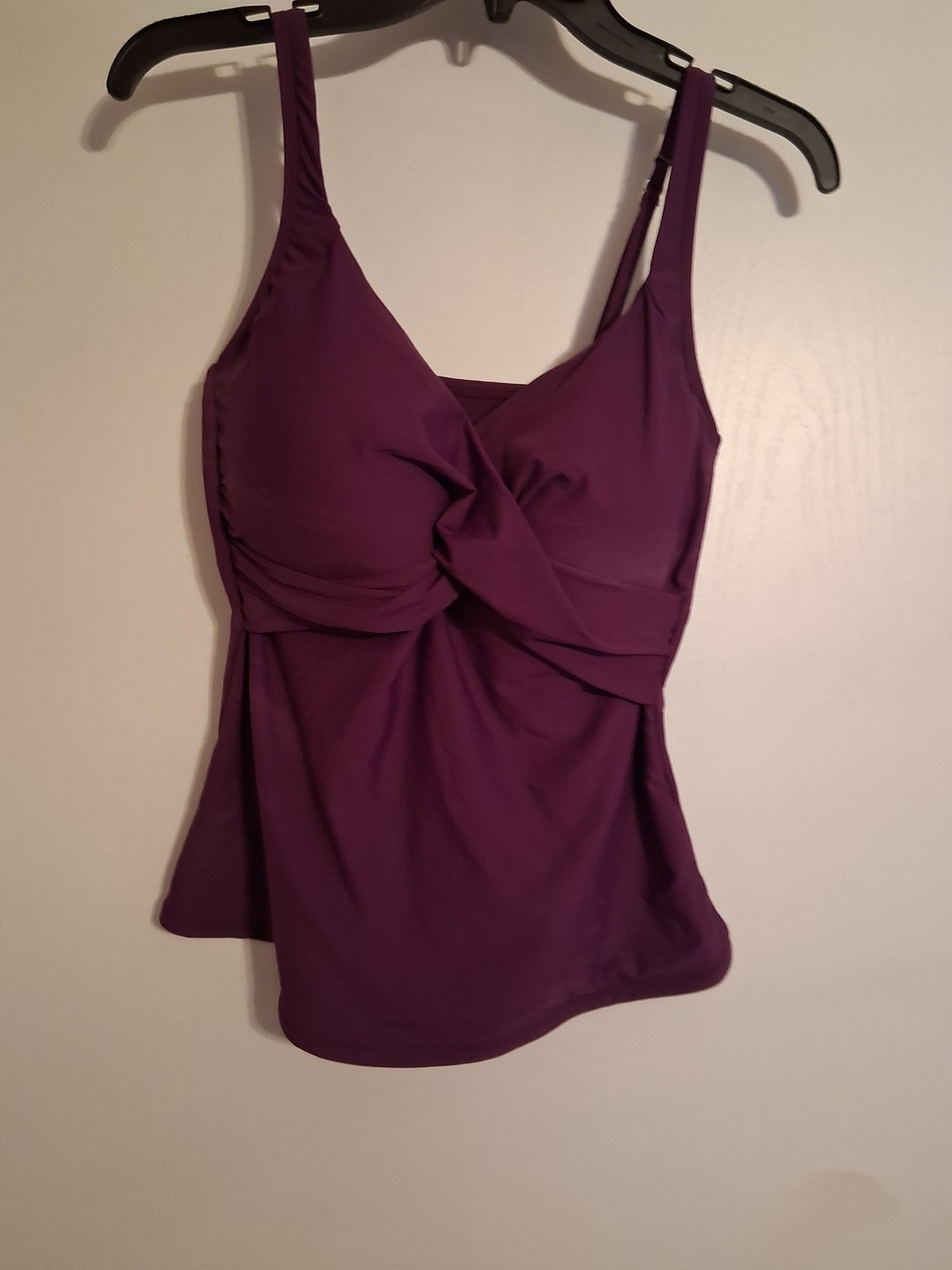 Catalina Twist-Front Camisole in Purple